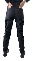 Женские полицейские тактические брюки 38 черные утепленные - изображение 10
