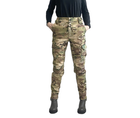 Женские тактические брюки утеплённые софтшелл 50 мультикам - изображение 10