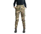 Жіночі тактичні штани утеплені софтшел 42 мультикам - зображення 10