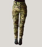 Женские тактические брюки утеплённые софтшелл 38 мультикам
