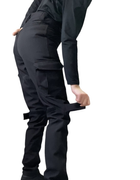 Женские полицейские тактические брюки 42 черные утепленные - изображение 10