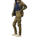 Жіночі тактичні штани 54 мультикам утепленні софтшелл - зображення 4