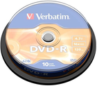 Verbatim DVD-R 4,7 GB 16x Ciasto 10 szt. (43523) - obraz 1