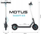 Hulajnoga elektryczna Motus Scooty 8.5 350 W (5901821993999) - obraz 6