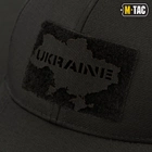 Наскрізна нашивка Ukraine M-Tac Laser Cut Black (контур) - зображення 3