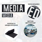 Набір шевронів 2 шт з липучкою IDEIA MEDIA 9х25 + 4.5х12.5 см для медіа преси та журналістів Чорний (4820182657184) - зображення 8