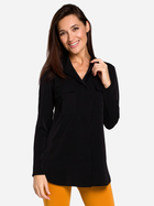 Туніка-сорочка жіноча Stylove S144 XL Чорна (5903068436628) - зображення 4