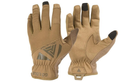 Тактичні сенсорні рукавиці Helikon-Tex Direct Action Light Gloves Койот M - зображення 1