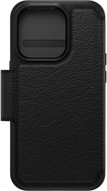 Чохол-книжка Otterbox Strada для Apple iPhone 14 Pro Shadow Black (840262381802) - зображення 2