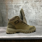 Ботинки берцы легкие тактическая обувь натуральная кожа усиленная пятка и носок 49р - изображение 6