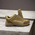 Кроссовки ботинки облегченные тактическая обувь натуральная кожа усиленная пятка и носок 42р - изображение 6