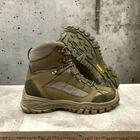 Ботинки берцы легкие тактическая обувь натуральная кожа усиленная пятка и носок 48р (3D сетка, стелька уменьшает нагрузку на стопу) - изображение 2