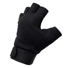 Рукавиці тактичні MIL-TEC Army Fingerless Gloves Black XL - зображення 4