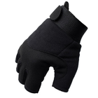 Рукавиці тактичні MIL-TEC Army Fingerless Gloves Black XL - зображення 6