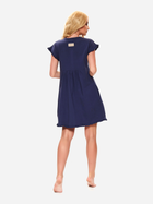 Нічна сорочка жіноча бавовняна Doctor Nap TCB.9600 L Темно-синя (5902701137823) - зображення 2
