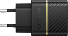 Зарядний пристрій Otterbox Oplader 45W GaN USB-C Fast Charge Wall Black (840304710607) - зображення 3