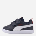 Tenisówki chłopięce na rzepy Puma Courtflex V2 V Inf 371544-01 21 Granatowe (4062451561086) - obraz 3