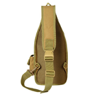 Тактична сумка-рюкзак через плече - олива - изображение 4