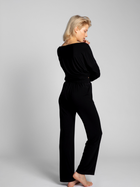 Spodnie piżamowe damskie LaLupa LA028 M Czarne (5903887610490) - obraz 2