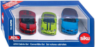 Zestaw samochodów Siku Super Kabriolety 3 szt (4006874063147) - obraz 1