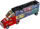 Transporter samochodowy Norimpex Mega Transporter z samochodami 7 szt (5902444018519) - obraz 1