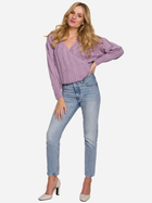 Пуловер жіночий Makover K105 S/M Фіолетовий (5903887614184) - зображення 3