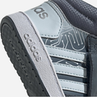 Buty sportowe chłopięce na rzepy za kostkę Adidas Hoops Mid 2.0 I FW4925 22 Szare (4060519636714) - obraz 5