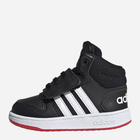 Buty sportowe chłopięce na rzepy za kostkę Adidas Hoops Mid 2.0 I FY9291 19 Czarne (4064037594235) - obraz 4