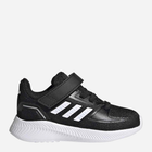 Buty sportowe chłopięce na rzepy Adidas Runfalcon 2.0 I FZ0093 21 Czarne (4064036682841) - obraz 3