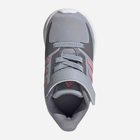 Buty sportowe dziecięce dla dziewczynki na rzepy Adidas Runfalcon 2.0 I FZ0095 19 Szare (4064036684777) - obraz 4