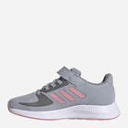 Buty sportowe dziecięce dla dziewczynki na rzepy Adidas Runfalcon 2.0 C FZ0111 28.5 Szare (4064036736674) - obraz 2