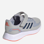 Buty sportowe dziecięce dla dziewczynki na rzepy Adidas Runfalcon 2.0 C FZ0115 28.5 Szare (4064036679858) - obraz 4