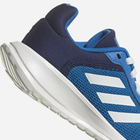 Buty sportowe chłopięce na rzepy Adidas Tensaur Run 2.0 K GW0396 39.5 Błękitne (4065419975765) - obraz 6