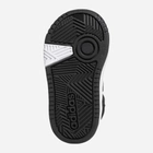 Buty sportowe chłopięce na rzepy za kostkę Adidas Hoops Mid 3.0 AC I GW0408 22 Czarne (4065418424585) - obraz 6