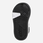 Buty sportowe chłopięce na rzepy za kostkę Adidas Hoops Mid 3.0 AC I GW0408 26.5 Czarne (4065418424554) - obraz 6