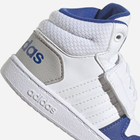 Buty sportowe chłopięce na rzepy za kostkę Adidas Hoops Mid 2.0 I GW4838 22 Białe (4064049362723) - obraz 6