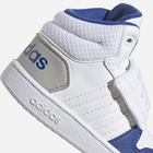 Дитячі високі кросівки для хлопчика Adidas Hoops Mid 2.0 I GW4838 25 Білі (4064049362754) - зображення 6