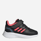 Buty sportowe dziecięce dla dziewczynki na rzepy Adidas Runfalcon 2.0 I GX5942 23 Czarne (4065419284232) - obraz 1