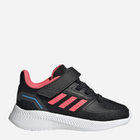 Buty sportowe dziecięce dla dziewczynki na rzepy Adidas Runfalcon 2.0 I GX5942 26.5 Czarne (4065419284225) - obraz 1