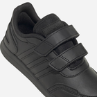 Buty sportowe chłopięce na rzepy Adidas Vs Switch 3 Cf C GZ1950 28 Czarne (4065427484440) - obraz 3