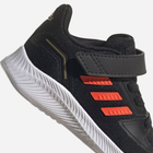 Buty sportowe chłopięce na rzepy Adidas Tensaur Run 2.0 I GZ7428 19 Czarne (4064047990218) - obraz 5