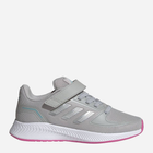 Buty sportowe dziecięce dla dziewczynki na rzepy Adidas Tensaur Run 2.0 C GZ7435 31.5 Szare (4064047978735) - obraz 1