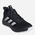 Buty sportowe chłopięce na rzepy Adidas Ownthegame 2.0 K H01558 31.5 Czarne (4064047233155) - obraz 2