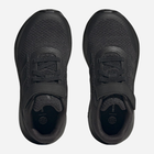 Buty sportowe chłopięce na rzepy Adidas Runfalcon 3.0 El K HP5869 28 Czarne (4066749867904) - obraz 4