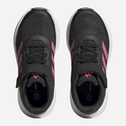 Buty sportowe dziecięce dla dziewczynki na rzepy Adidas Runfalcon 3.0 El K HP5875 28 Czarne (4066749875589) - obraz 4