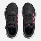 Buty sportowe dziecięce dla dziewczynki na rzepy Adidas Runfalcon 3.0 El K HP5875 28.5 Czarne (4066749879327) - obraz 4