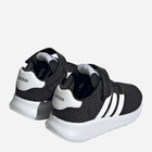 Buty sportowe chłopięce na rzepy Adidas Lite Racer 3.0 El I HQ3757 23.5 Czarne (4066748650453) - obraz 4