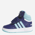 Buty sportowe chłopięce na rzepy za kostkę Adidas Hoops Mid 3.0 AC I IF5314 23 Niebieskie (4066756636883) - obraz 2
