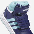 Buty sportowe chłopięce na rzepy za kostkę Adidas Hoops Mid 3.0 AC I IF5314 25 Niebieskie (4066756636906) - obraz 4