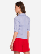 Koszula damska z krótkim rękawem Makover K125 XL Niebieska (5903887667418) - obraz 2